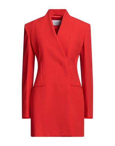 Ferragamo Woman Blazer Red Virgin Wool Cover