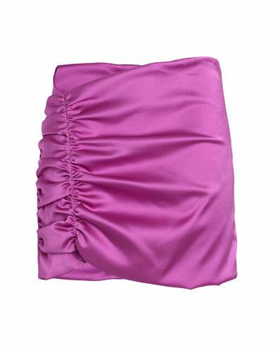 Nineminutes Woman Mini skirt Mauve Polyester, Elastane Cover