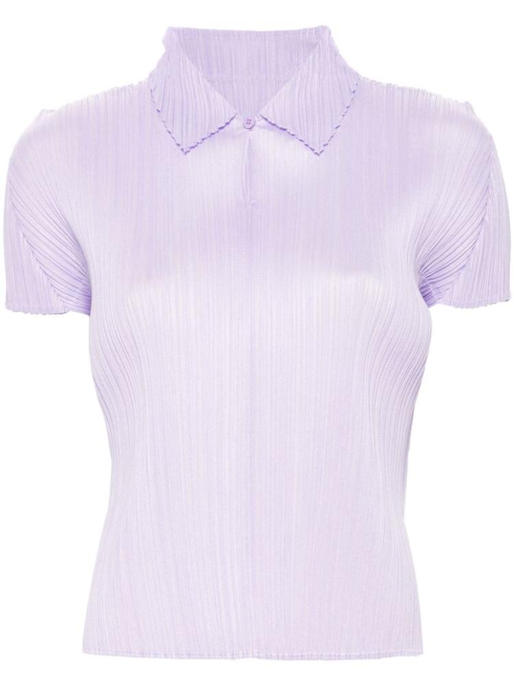 Pleats Please Issey Miyake Monthly Colors: April plissé top - Purple Cover