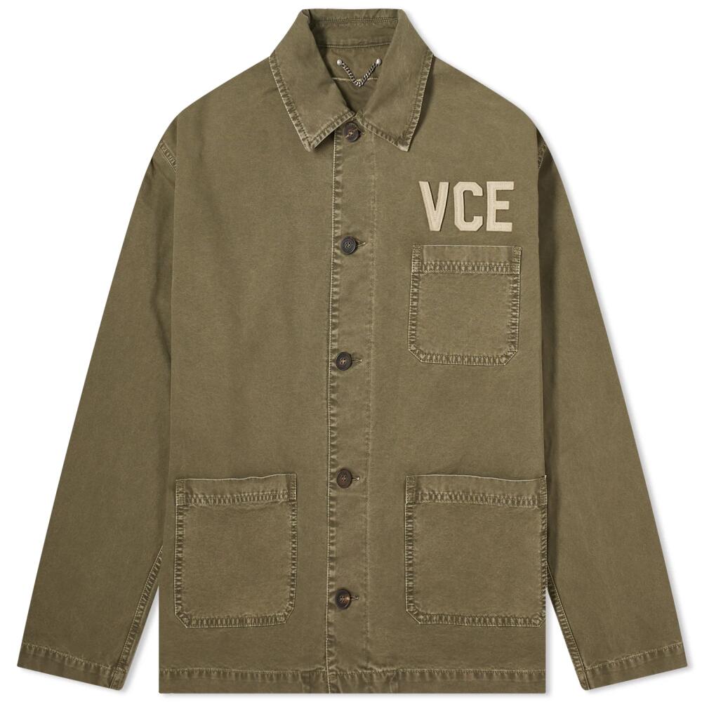 Golden Goose Men's Garment Dyed Overshirt in Kalamate Cover