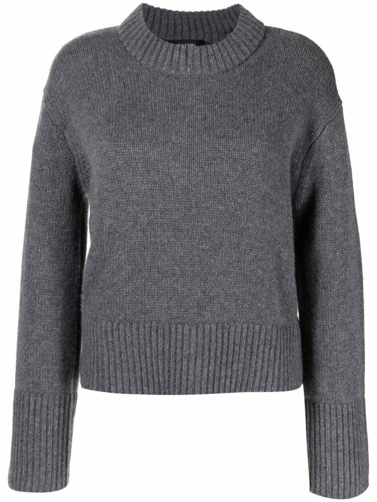 Lisa Yang crew neck cashmere jumper - Grey Cover