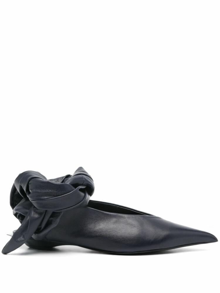 Mugler knot pumps - Blue Cover