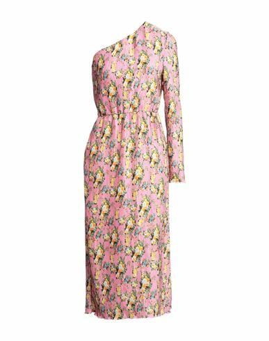 Msgm Woman Midi dress Pink Polyester Cover