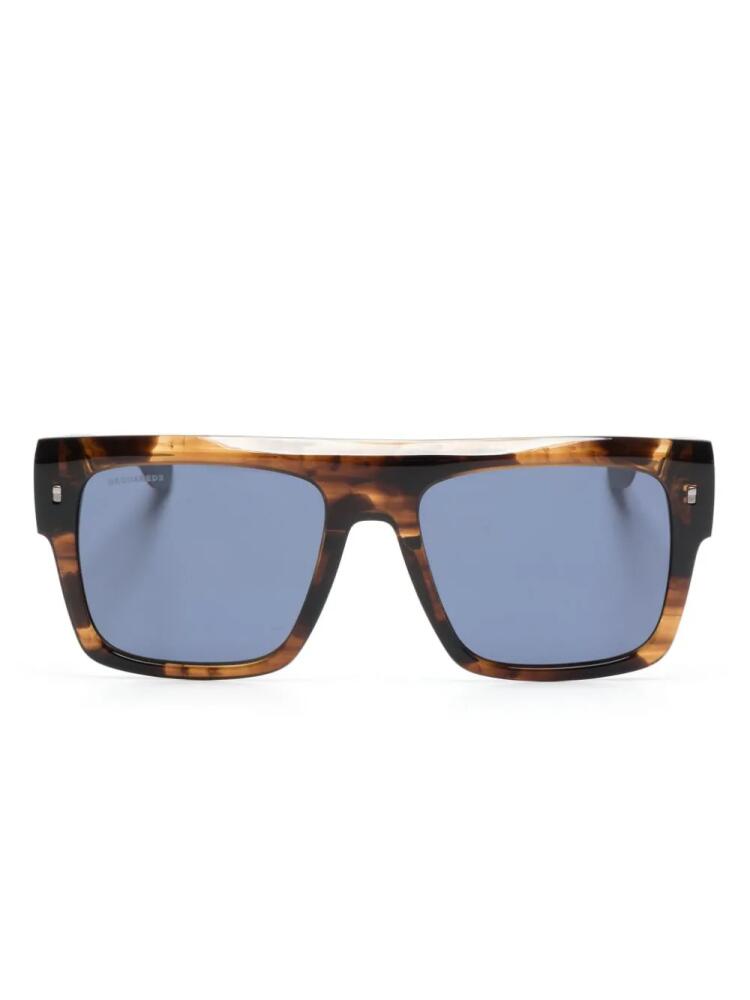 DSQUARED2 EYEWEAR rectangle-frame sunglasses - Brown Cover