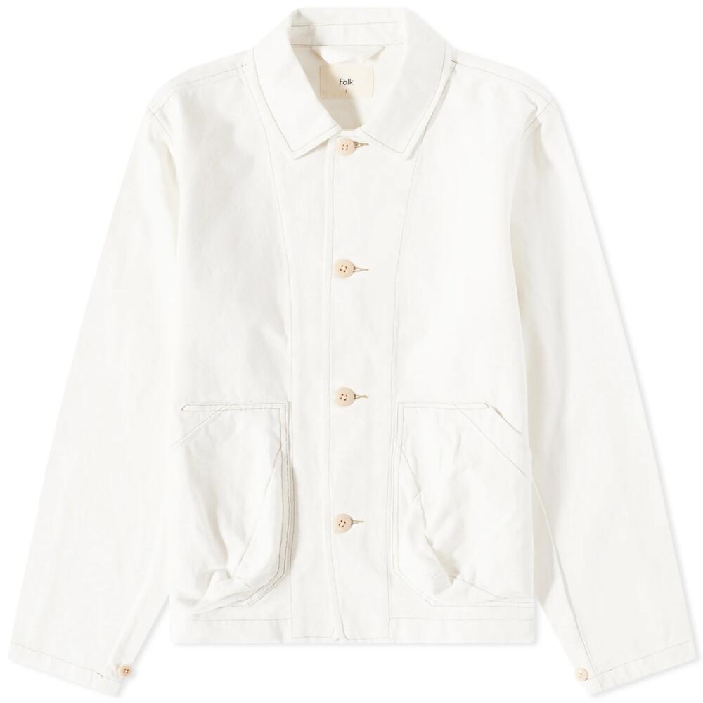 Folk Men's Prism Jacket in White Cover