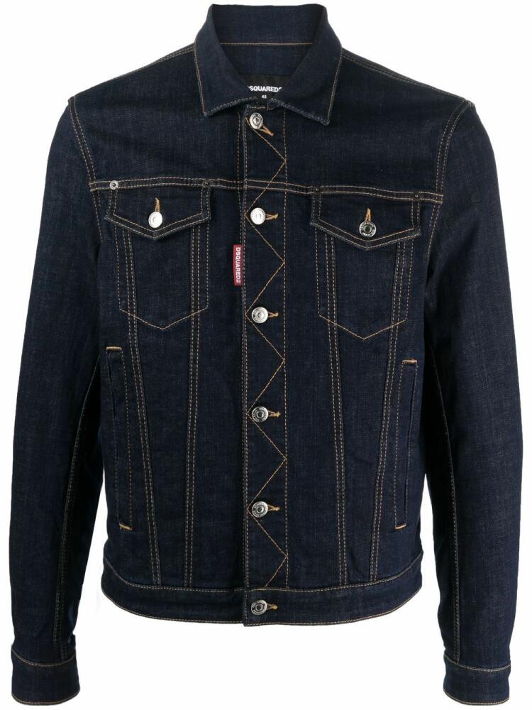 DSQUARED2 buttoned denim jacket - Blue Cover