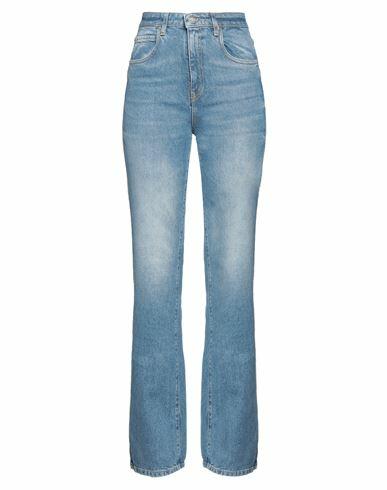 Pinko Woman Jeans Blue Cotton, Lyocell, Elastane Cover