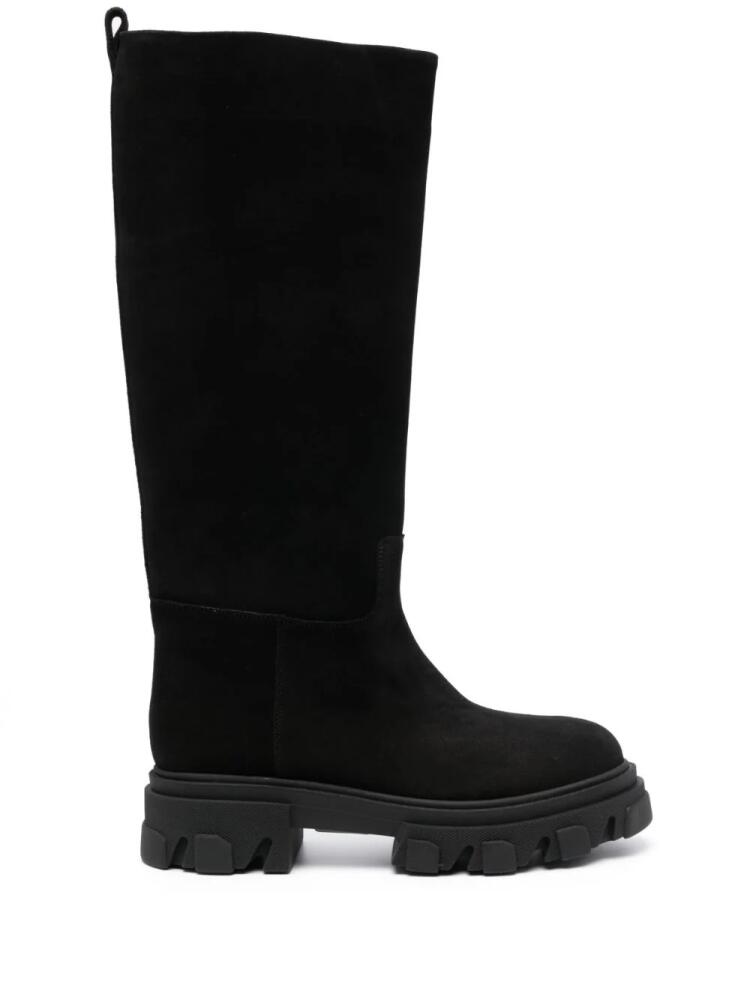 GIABORGHINI chunky-sole suede boots - Black Cover