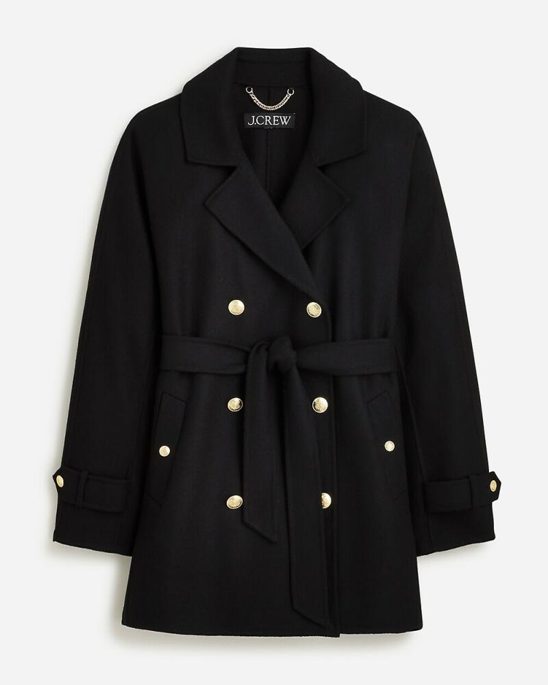 J.Crew Trench coat in double-faced wool Cover