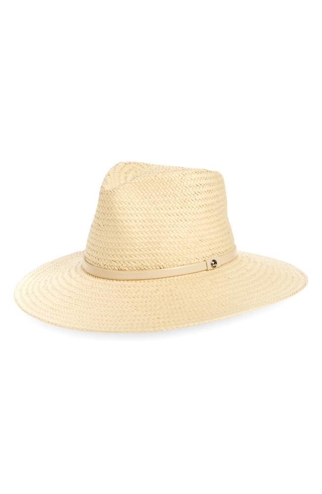 rag & bone Lexie Packable Wide Brim Straw Fedora in Natural Cover