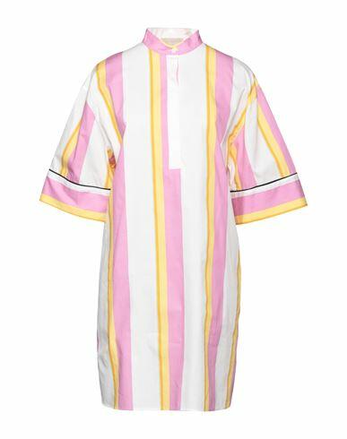 Drumohr Woman Midi dress Pink Cotton Cover