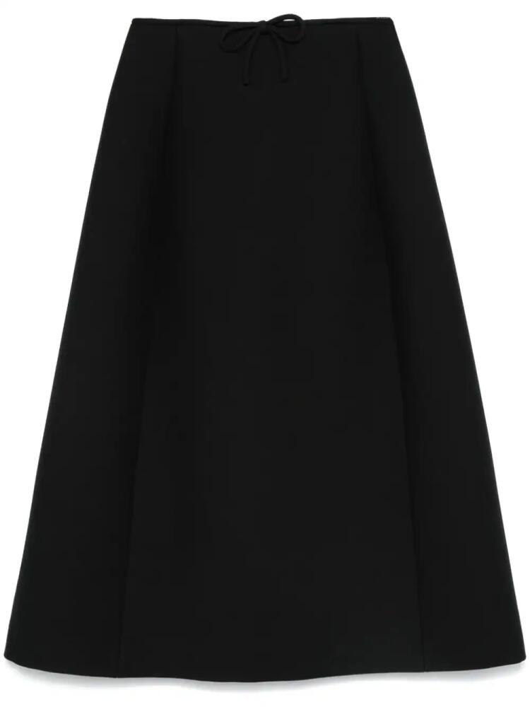 Valentino Garavani bow-detailed midi skirt - Black Cover