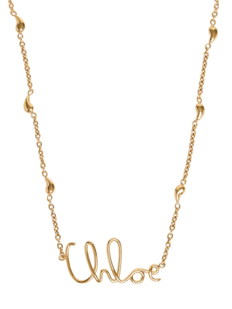 C Chloé Logo Necklace Cover