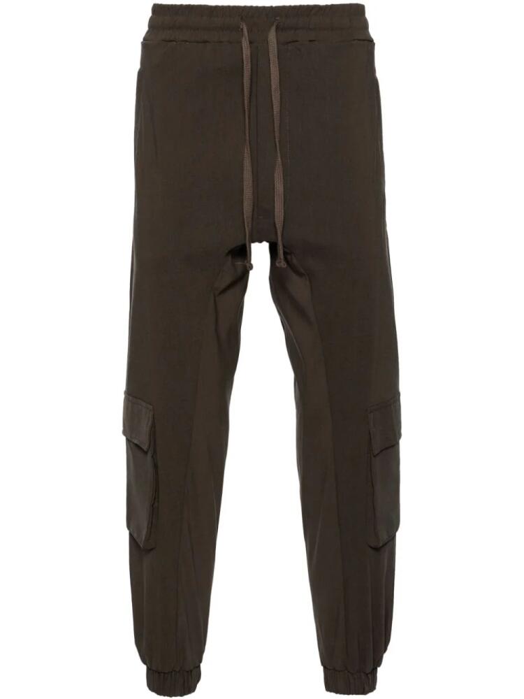 Thom Krom cargo drop-crotch trousers - Green Cover