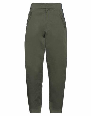 Ferrari Man Pants Dark green Cotton, Elastane Cover