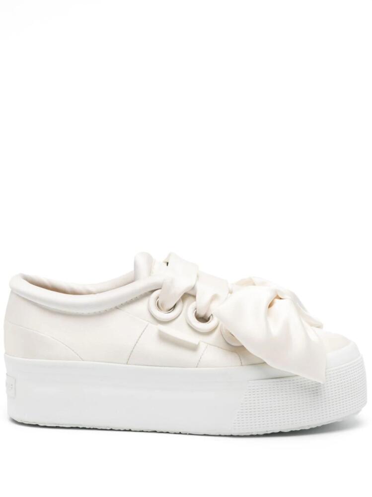 Viktor & Rolf x Superga bow-detail sneakers - Neutrals Cover