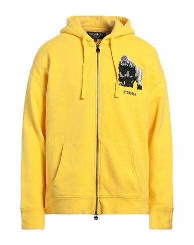 Hydrogen Man Sweatshirt Yellow Cotton Cover