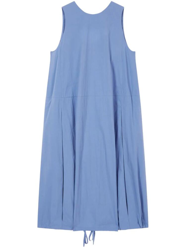 STUDIO TOMBOY sleeveless string-detail midi dress - Blue Cover