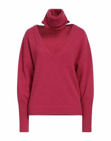 Federica Tosi Woman Sweater Magenta Virgin Wool, Cashmere Cover