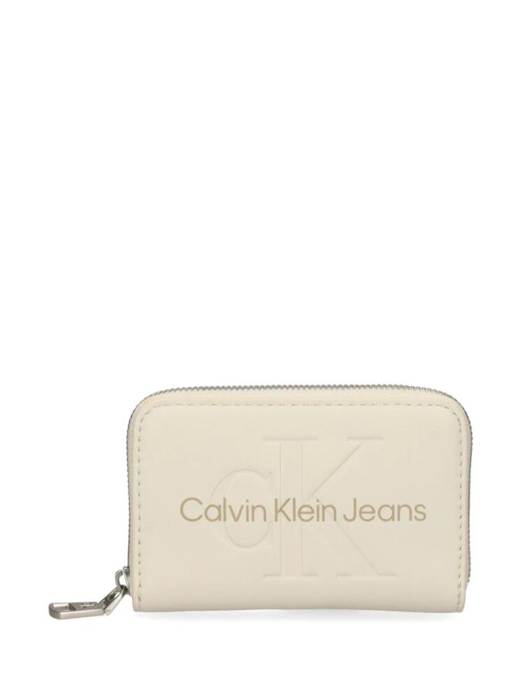 Calvin Klein logo wallet - Neutrals Cover