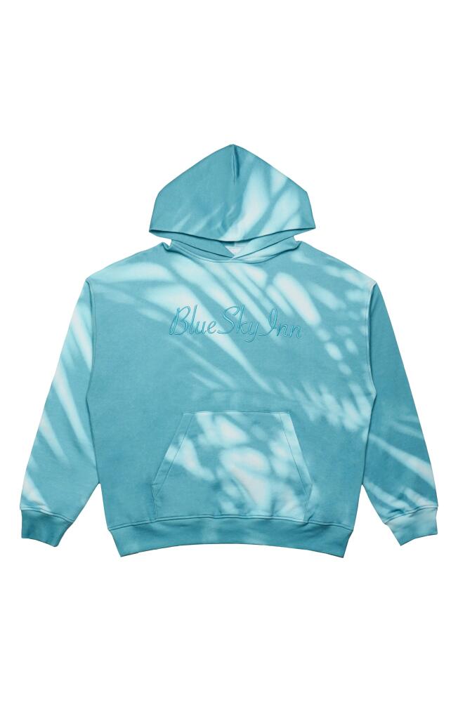 Blue Sky Inn Palm Shadow Cotton Graphic Hoodie in Shadow Shade Cover