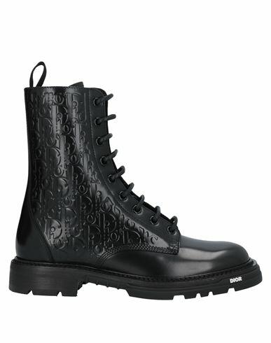 Dior Homme Man Boot Black Leather Cover