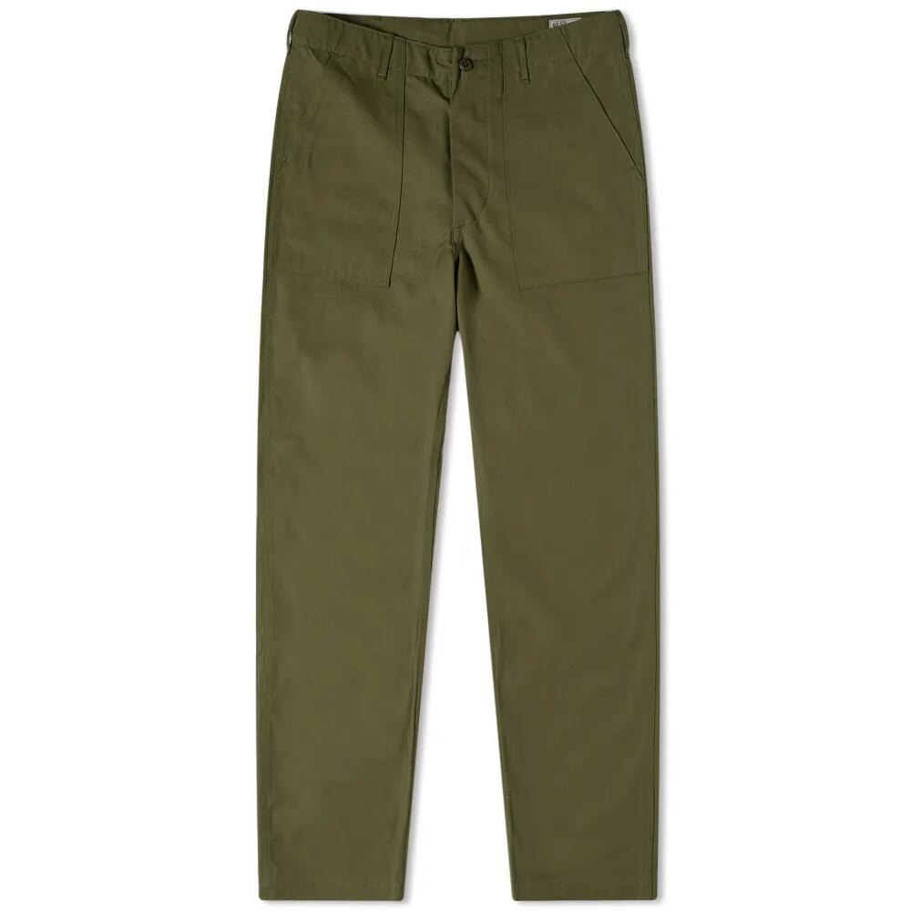 orSlow Men's Us Army Fatigue Rip Stop Pants in Army Green Cover