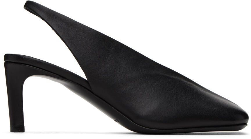 Jil Sander Black Slingback Heels Cover