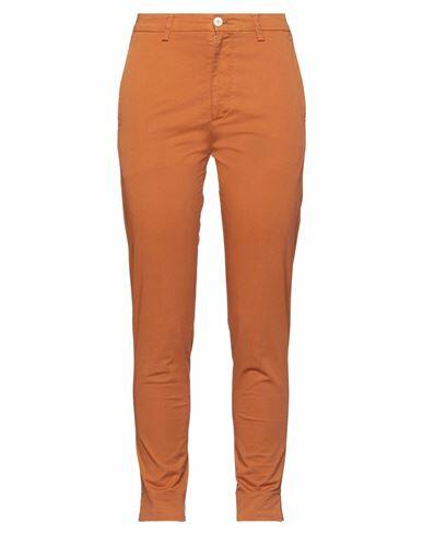 (+) People Woman Pants Tan Cotton, Elastane Cover