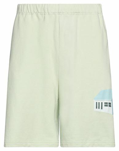 Undercover Man Shorts & Bermuda Shorts Light green Cotton Cover