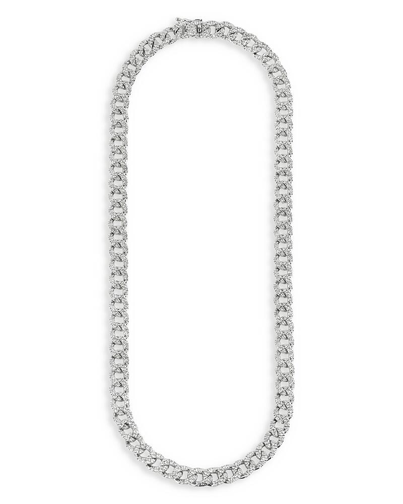 Zydo 18K White Gold Classic Chic Diamond Link Necklace, 4.87 ct. t. w. Cover