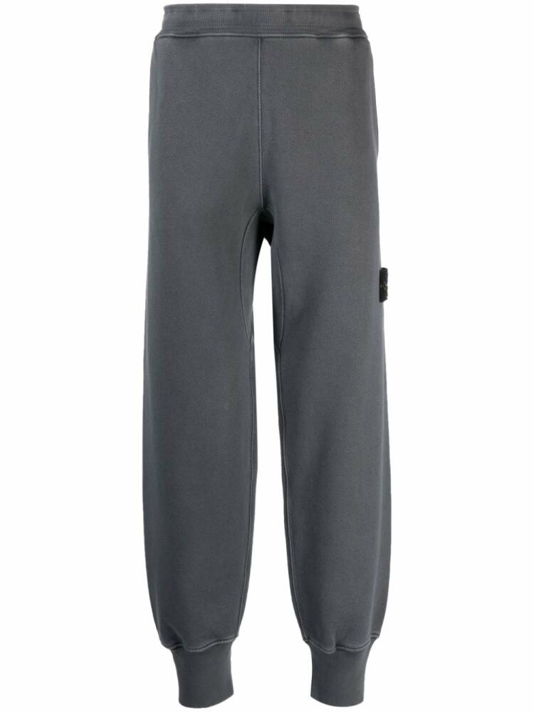 Stone Island logo-appliqué track pants - Grey Cover