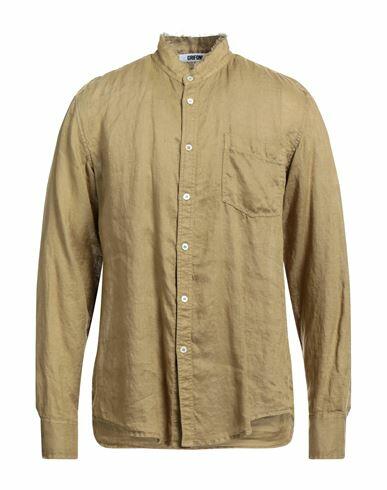 Grifoni Man Shirt Ocher Linen Cover