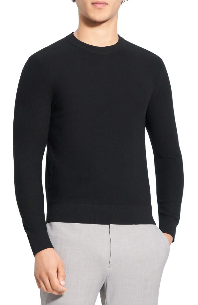 Theory Riland Crewneck Sweater in Black Cover