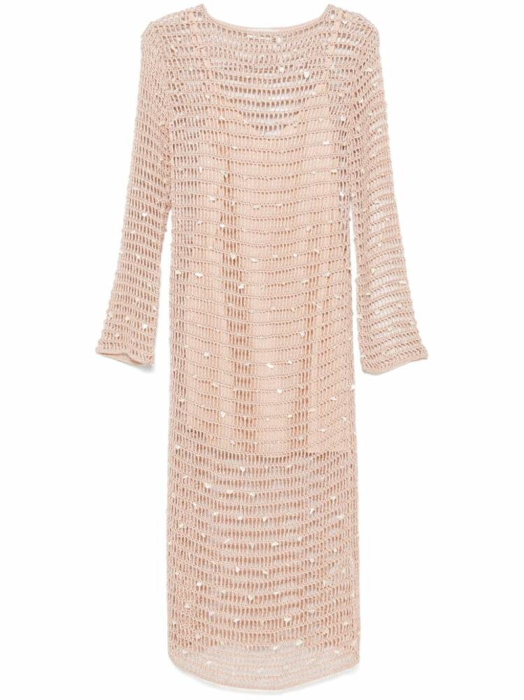 ZIMMERMANN Wylie midi dress - Neutrals Cover