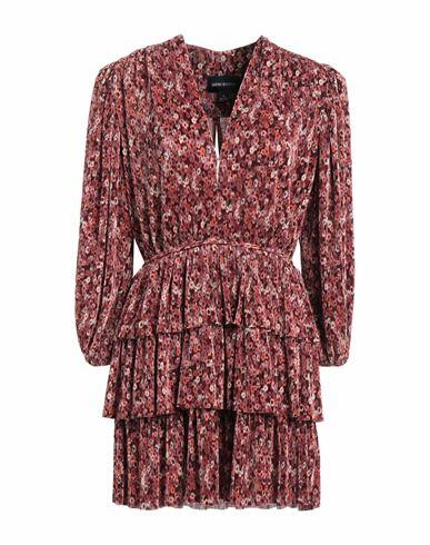 Sabina Musáyev Woman Mini dress Burgundy Polyester Cover