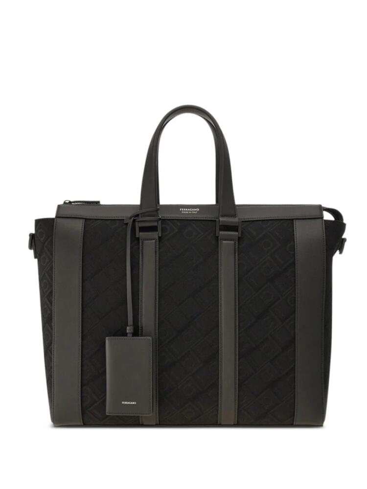 Ferragamo monogram business bag - Black Cover