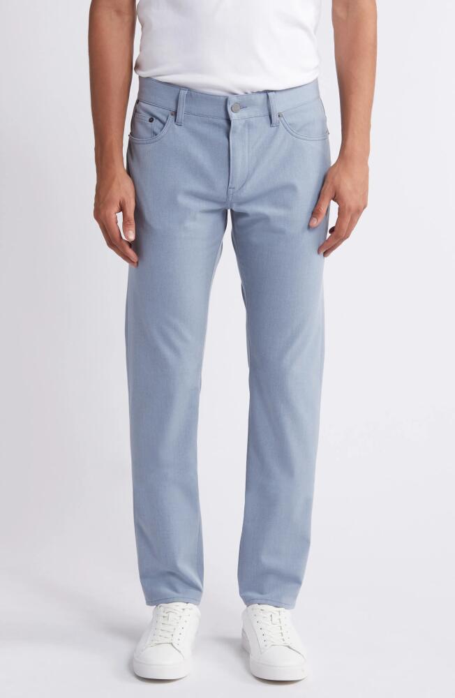 BOSS Delaware Slim Fit Five Pocket Pants in Light Blue Cover