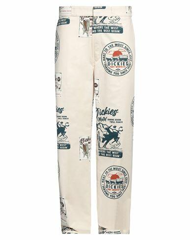 Dickies Man Pants Ivory Cotton Cover