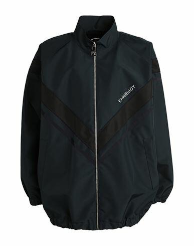 Khrisjoy Man Jacket Midnight blue Polyester Cover