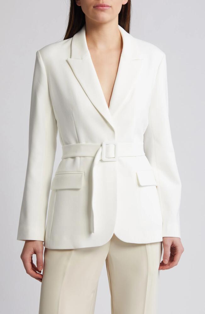 French Connection Whisper Belted Blazer in Summer White Cover