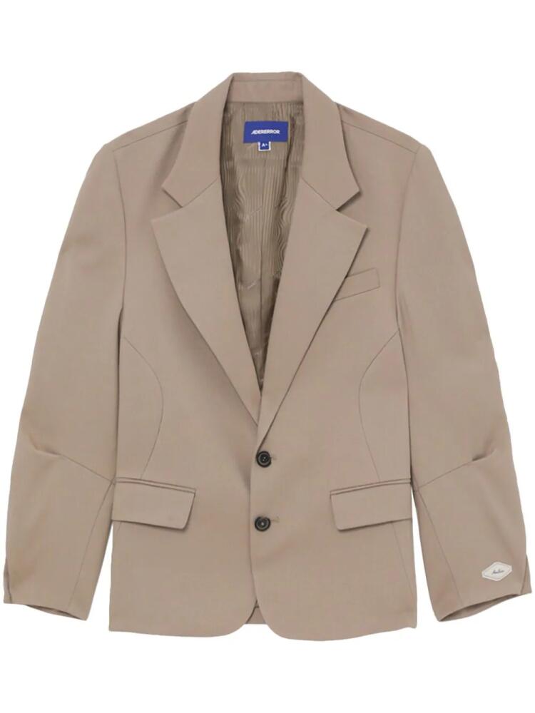 Ader Error long-sleeved wool blazer - Neutrals Cover