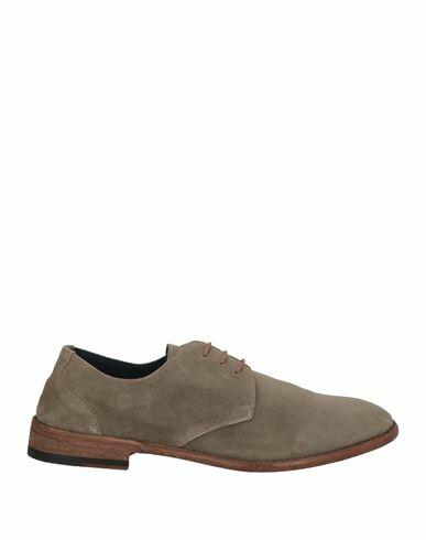 Calpierre Man Lace-up shoes Grey Soft Leather Cover