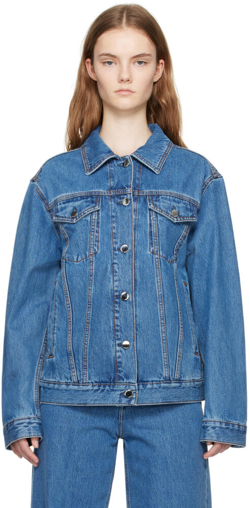 TOTEME Blue Classic Denim Jacket Cover