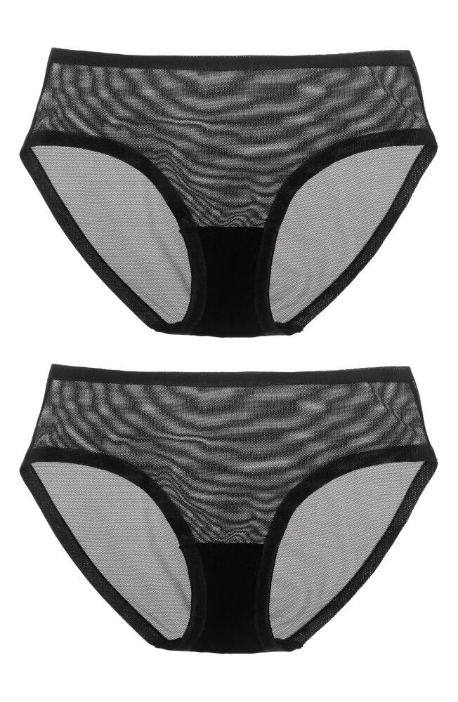 EBY 2-Pack Sheer Panties in Black Cover