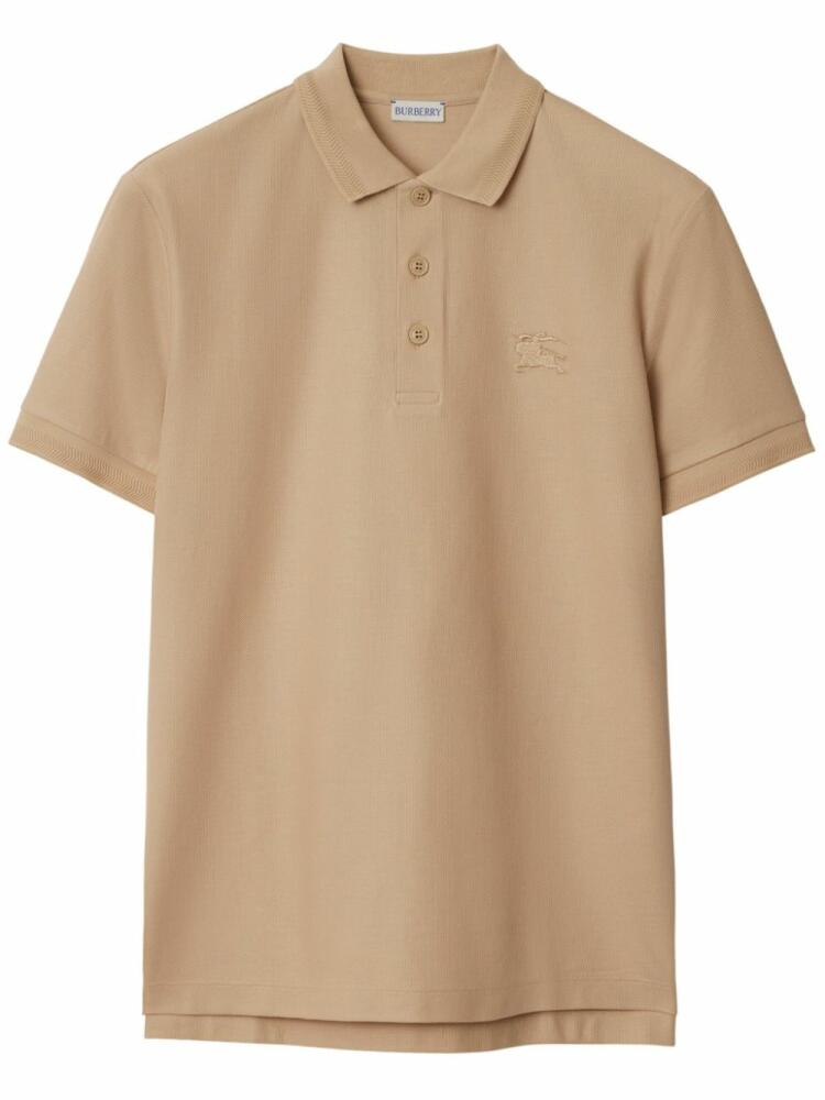 Burberry cotton polo shirt - Neutrals Cover