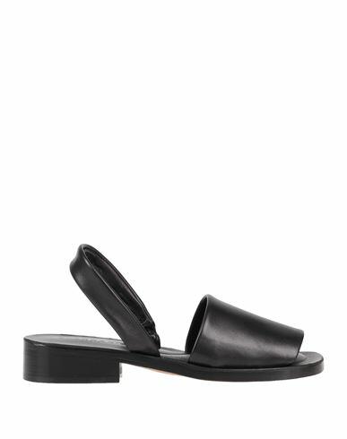 Clergerie Woman Sandals Black Lambskin Cover