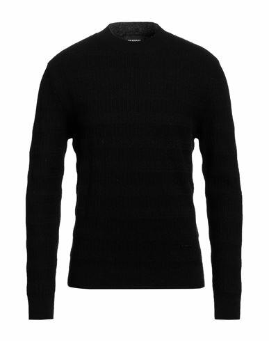 The Kooples Man Sweater Black Wool, Polyester Cover