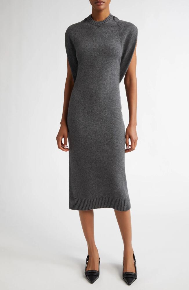 Courrèges Halter Lambswool Sweater Dress in Grey Melange Cover