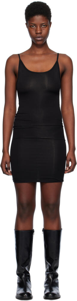 Baserange Black Slip Minidress Cover